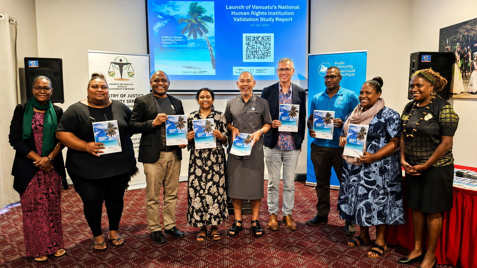 Ministry of Justice, Youth and Community Services Launches National Human Rights Institution Scoping Report 
